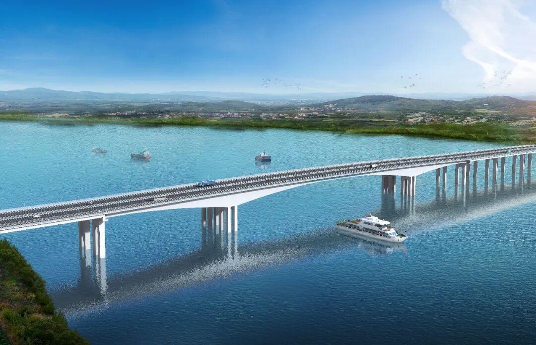 双福高速控制性工程文山洲特大桥正式开建，桩基施工推进中(图1)