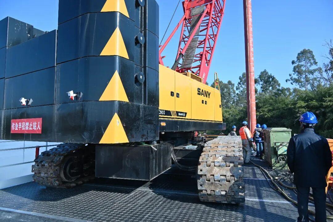 双福高速控制性工程文山洲特大桥正式开建，桩基施工推进中(图6)