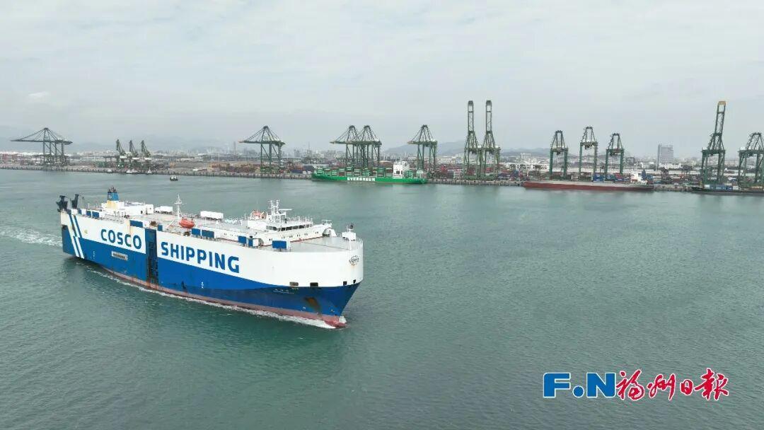 2026年首月福州港江阴港区整车出口破万，驶向世界开门红(图2)