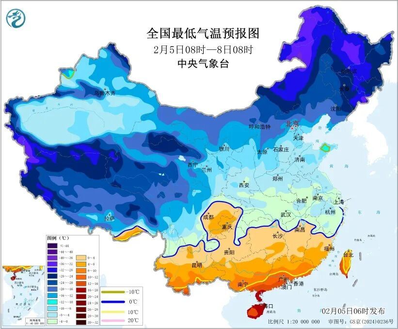 2月4 - 7日中东部大部地区将大幅降温，多地有雨雪大风预警(图2)