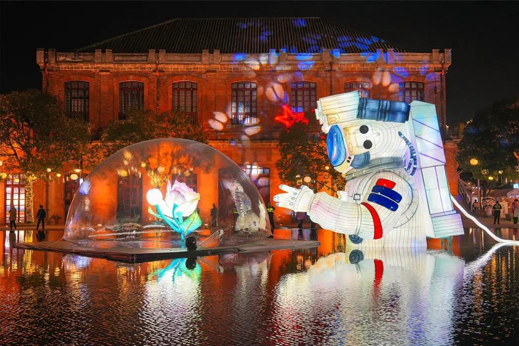 福州船政文化园区元宵灯会开展，33天璀璨灯展等你来赏(图1)