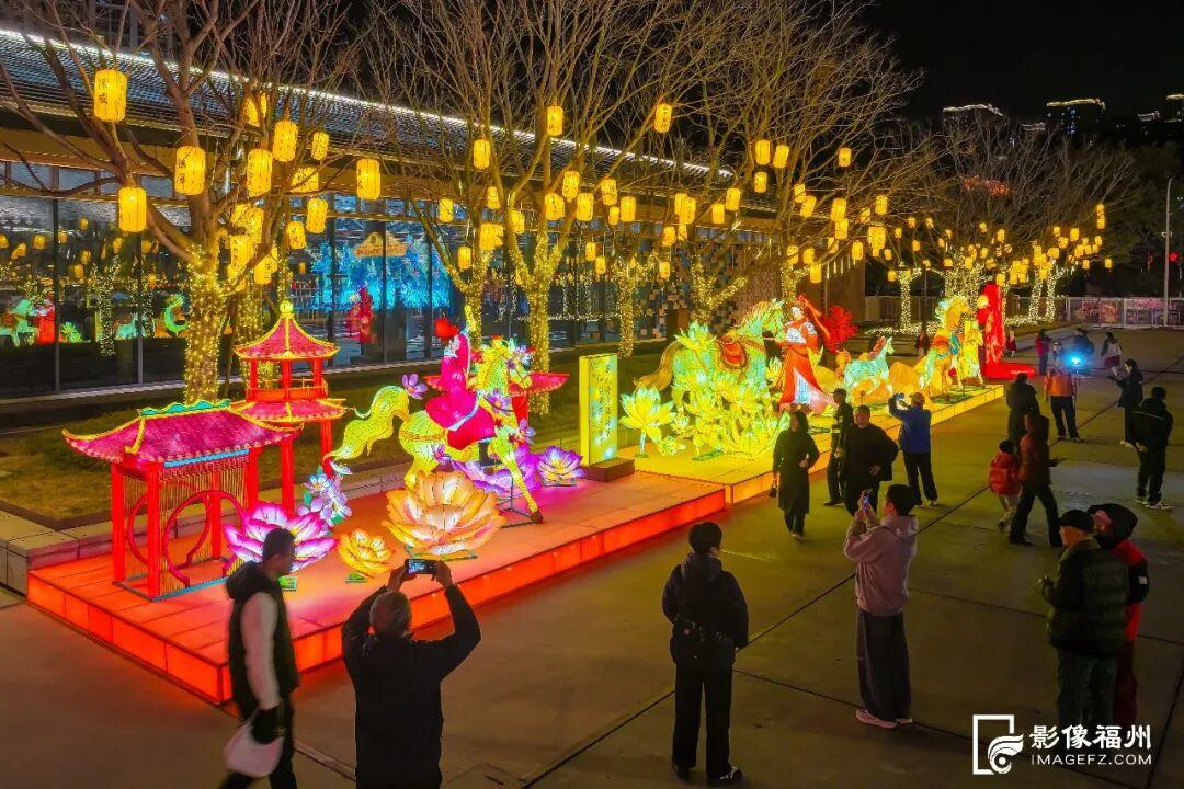 福州船政文化园区元宵灯会开展，33天璀璨灯展等你来赏(图5)
